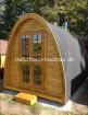Sauna Pod massives Naturhaus Saunapod in 46 mm und 58 mm Wandstärke massive Sa